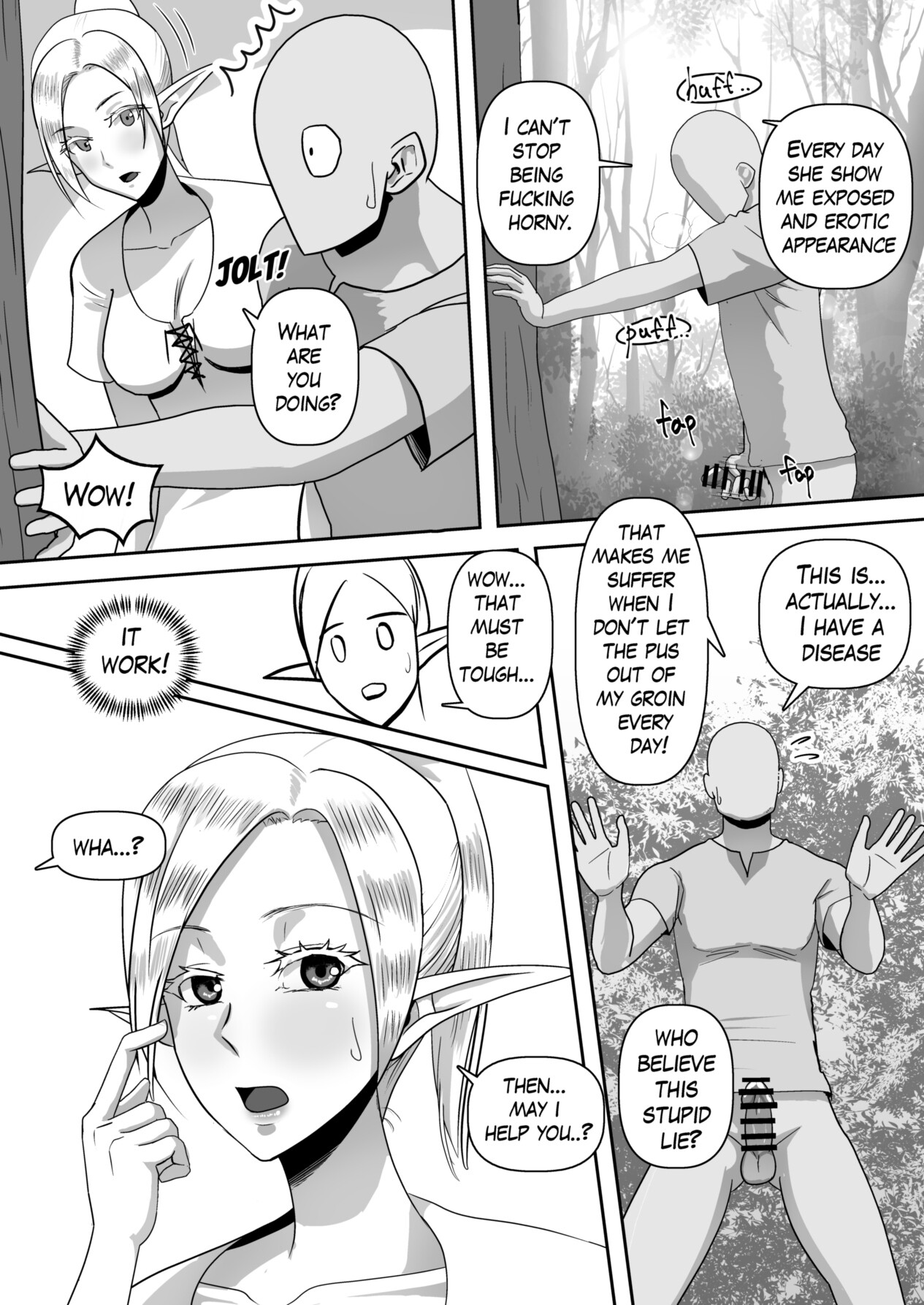 Hentai Manga Comic-Entrapping Innocence Elves Who Live Deep In Forest-Read-12